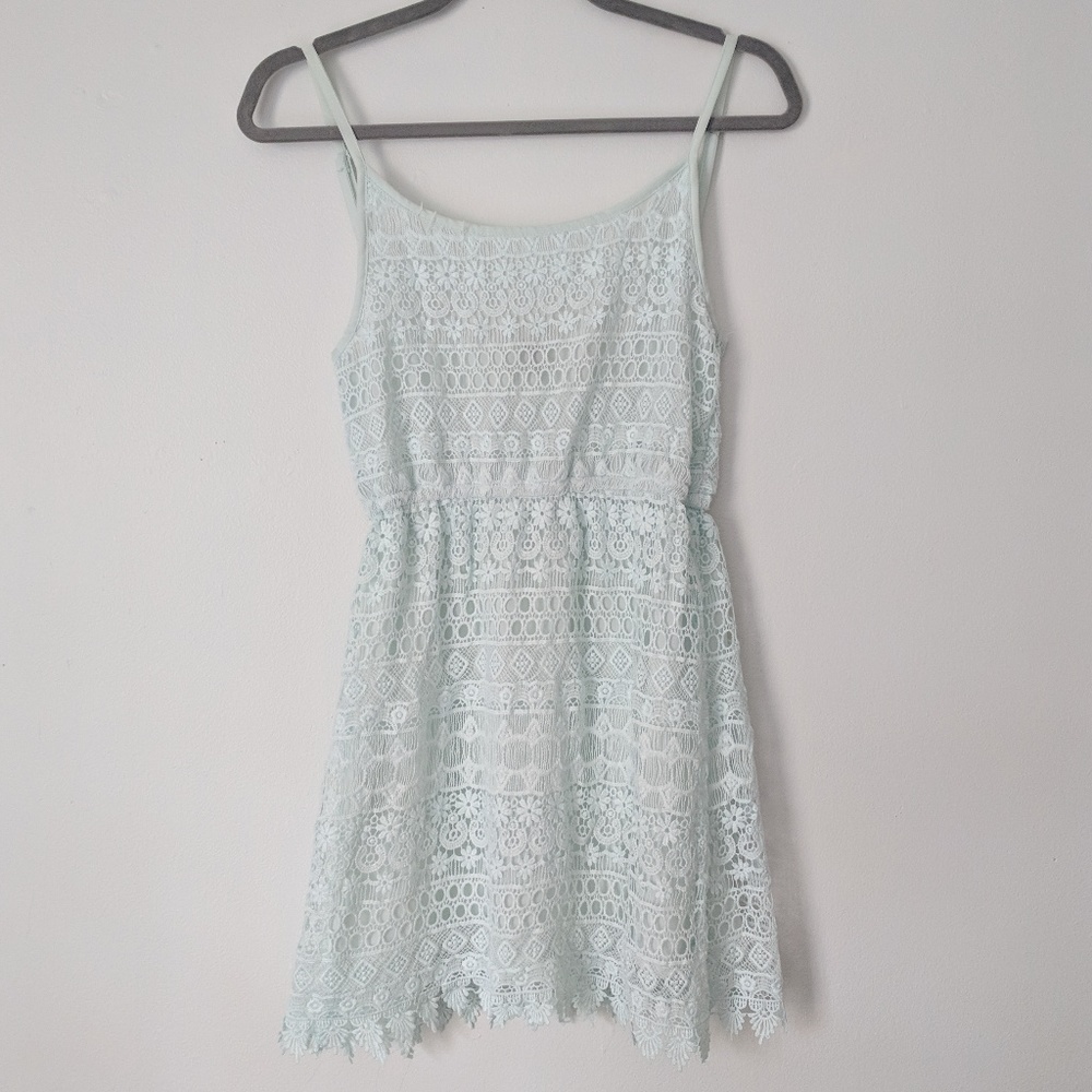 H&M Divided Mint Lace Dress - Picture 1 of 6